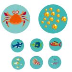 Scratch Детски игри на риболов, домино, мемори - Image 9