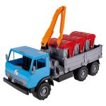 Камион с кран и контейнери за боклук, Orion Toys 0280