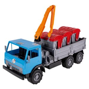 Камион с кран и контейнери за боклук, Orion Toys 0280