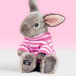 Studio Pets Плюшено зайче с пуловер, Бъни