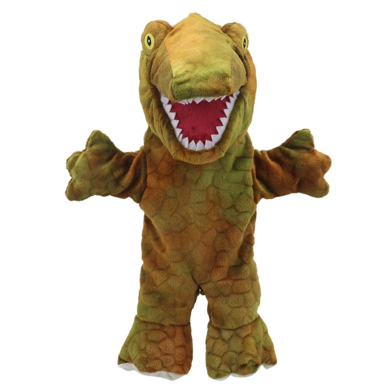 6213-t-rex-za-kuklen-teatar Кукла за куклен театър, Динозавър T-Rex с цяло тяло - The Puppet Company