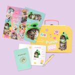 Studio Pets Плюшено коте Мейн Кун с куфарче и стикери, Принц 23 см - Image 3
