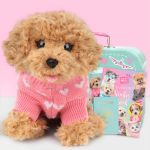 Studio Pets Плюшено куче Пудел Бисквитка - Комплект с куфарче, 23 см - Image 2