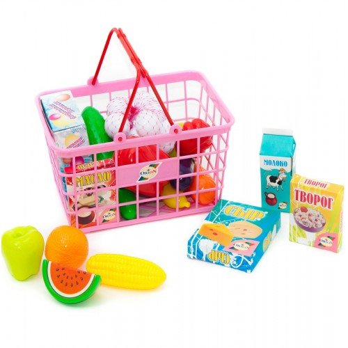 622850 Детска пазарска кошница с продукти и плодове, Orion Toys 2850
