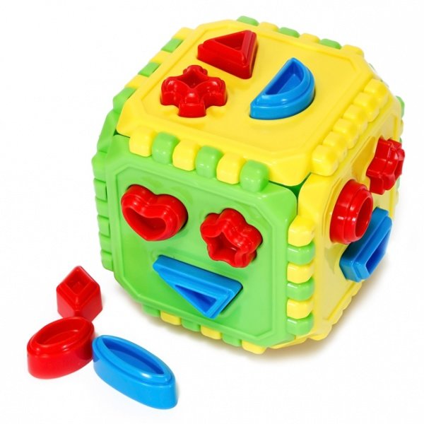 623284 Цветен куб за сортиране с форми - Orion Toys - Image 1