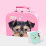 Studio Pets Плюшено куче Йоркширски териер с куфарче и паспорт, Ромео 16 см - Image 3