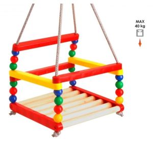 Technok Toys Дървена люлка с въже
