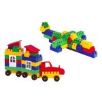 Technok Toys Конструктор с цветни елементи, 64 броя - Image 4