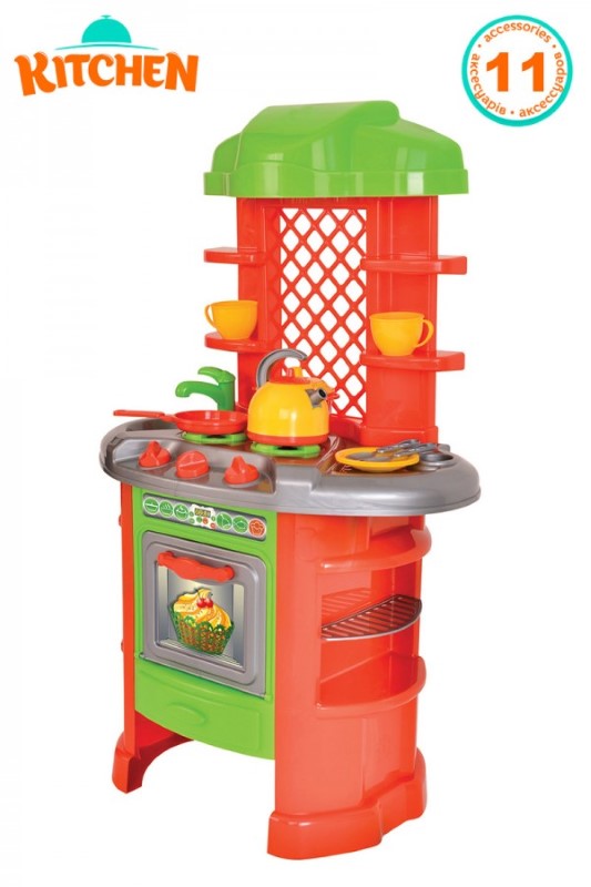 630847-detska-kuhnya-s-zvuk-technok-toys Technok Toys Детска кухня с аксесоари и звукови ефекти - Image 1