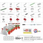 Technok Toys Метален конструктор, Влак с вагон - Image 3