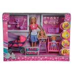 Simba toys Кукла Барби Steffi с 3 бебета