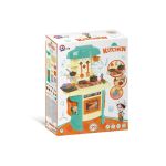 Technok Toys Детска кухня с посуда и звукови ефекти, синя - Image 6