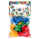 Technok Toys Детска мозайка с едри части, 40 елемента