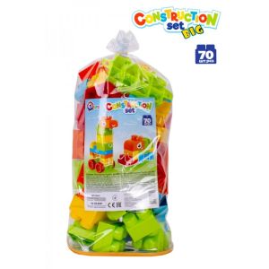 Technok Toys Конструктор с едри елементи, 70 части
