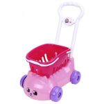 Technok Toys Детска количка с пазарска кошница, розова