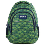 BackUp Раница с 3 отделения Зелени мотиви, H45 - Image 2