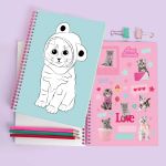 Studio Pets Плюшено коте Мауси с книжка за оцветяване, 23 см - Image 5