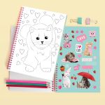 Studio Pets Плюшено коте Мауси с книжка за оцветяване, 23 см - Image 6
