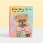 Studio Pets Книжка за оцветяване със стикери, Кученцето Помпон - Image 2