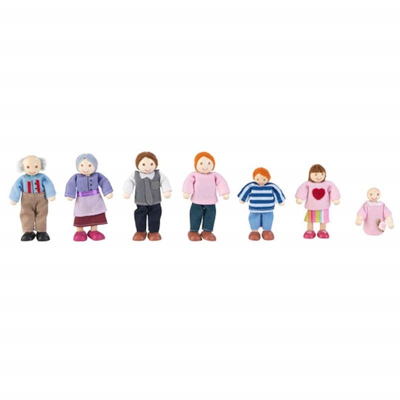 65202_kidkraft Семейство мини кукли 7 броя, KidKraft - Image 1