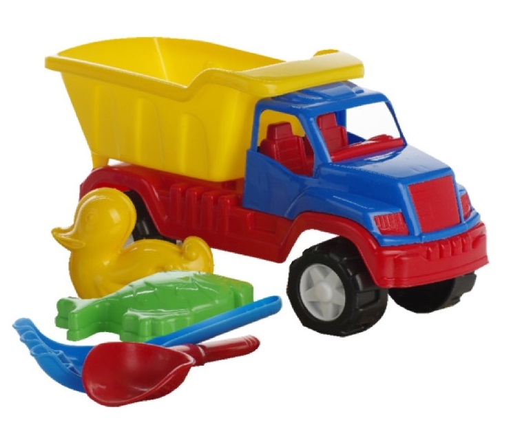 652944-kamion-s-formichki-za-pyasak-buraktoys Burak Toys Камион Самосвал с аксесоари за пясък - Image 1
