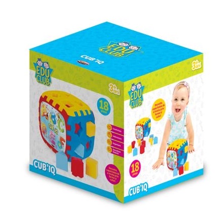 653279-kubche-za-sortirane-burak Burak Toys Кубче за сортиране с цветни фигури - Image 1