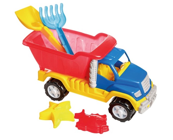 653408-kamion-samosval-s-aksesoari-za-pyasak-burak-toys Burak Toys Детски камион Самосвал - Image 1