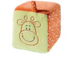 Бебешка играчка Меко кубче, 10 см