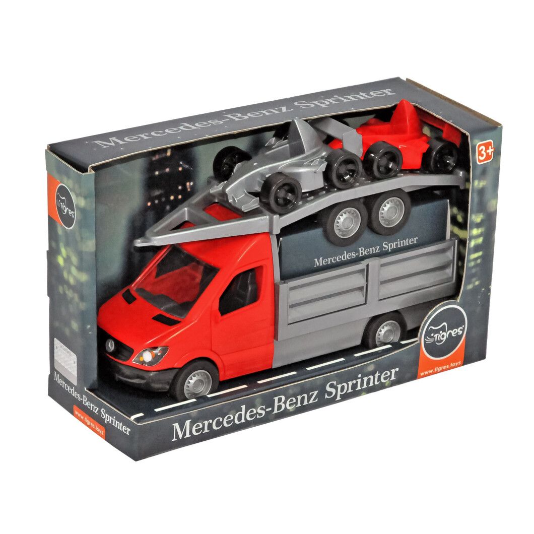 6696-mikrobus-pytna-pomosht-s-rekarke-i-kolichki-mercedes-tigres Детски микробус Mercedes-Benz Sprinter с ремарке и колички