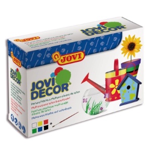 Темперни бои за различни повърхности, 6 цвята Jovi 670