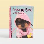 Studio Pets Книжка за оцветяване със стикери, Кученцето Ади