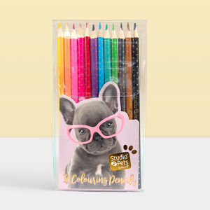 Studio Pets Цветни моливи, 12 броя