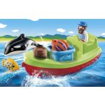 Конструктор Playmobil - Лодка с рибар и кит - Image 2
