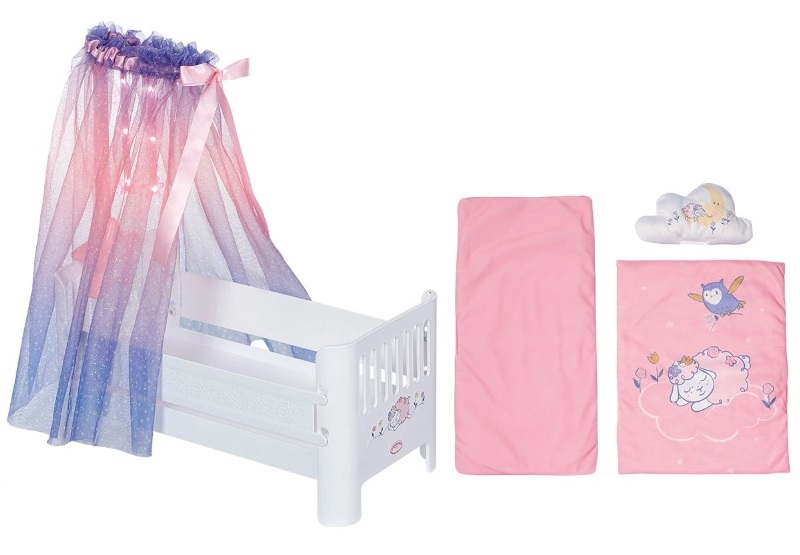 710302-leglo-za-kukli-s-baldahin-baby-born-1 Baby Annabell Легло с балдахин за кукли