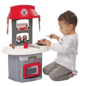 Ecoiffier Детска пластмасова кухня с посуда