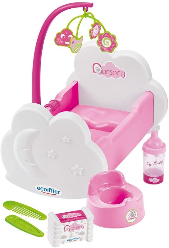 7600002873-1-detsko-leglo-za-kukli-s-aksesoari-ecoiffier Ecoiffier Легло за кукли с аксесоари