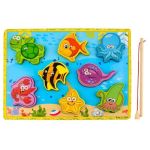 Iso Trade Дървена магнитна игра на риболов