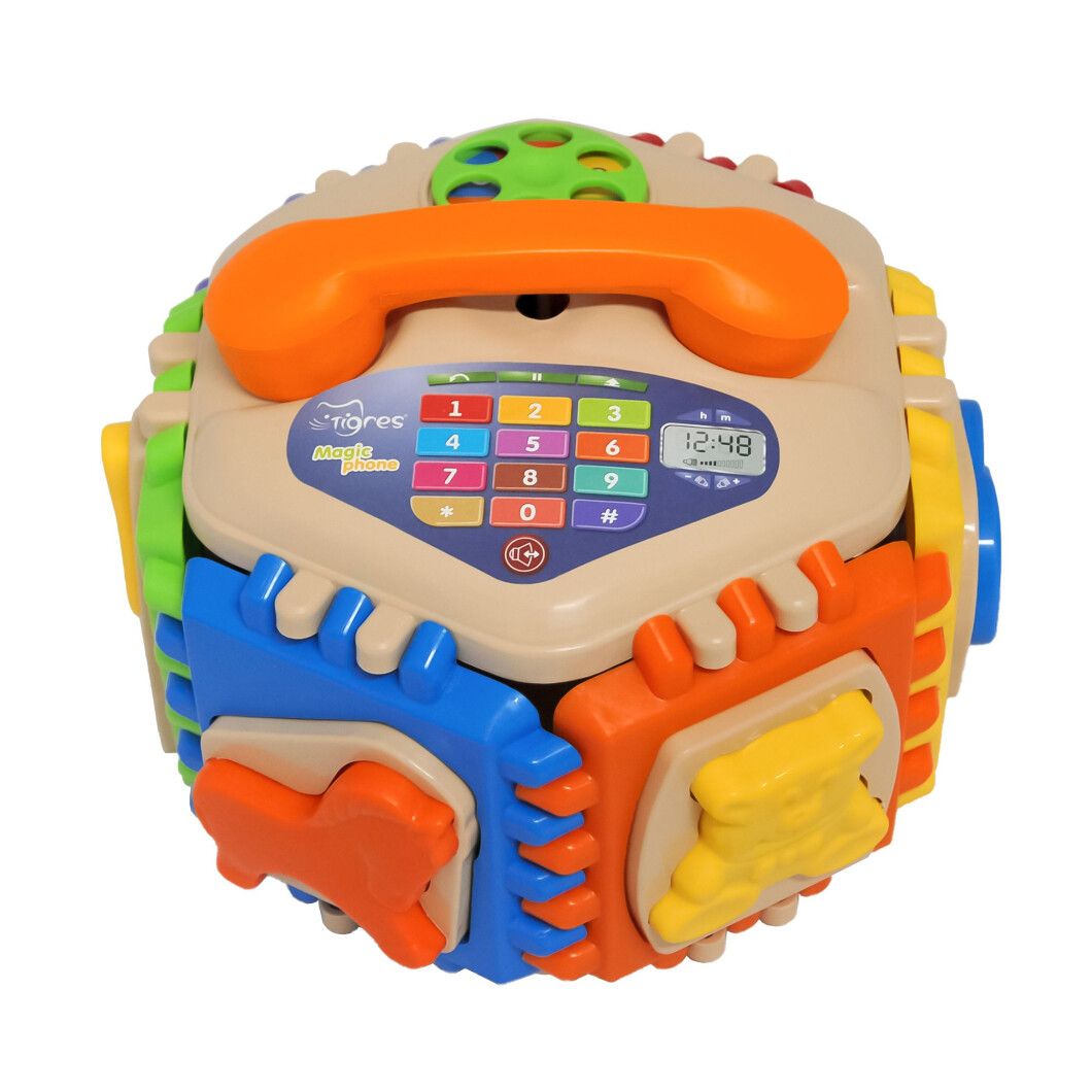 7846-igrachka-sorter-s-telefon-tigres Tigres Детски сортер с фигурки и телефон - Image 1