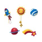 BabyOno Музикална въртележка за креватче, Космос - Image 3