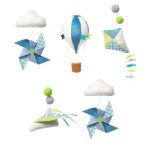 BabyOno Музикална въртележка за креватче, Балони - Image 3