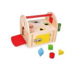 Classic World Дървено куфарче/сортер с различни ключалки
