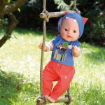 Baby Born Дрехи за кукли, Блузка с панталон за момче - Image 4