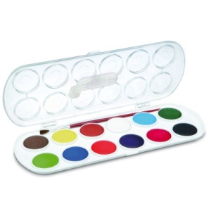 Акварелни бои за рисуване, 12 цвята Jovi 830