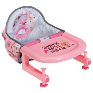 Baby Born Столче за кукли с табла за хранене