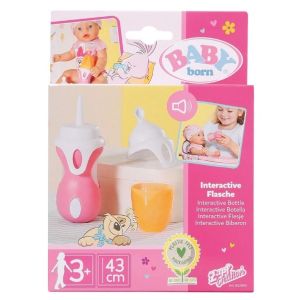 Baby Born Интерактивна бутилка с лъжица за кукли