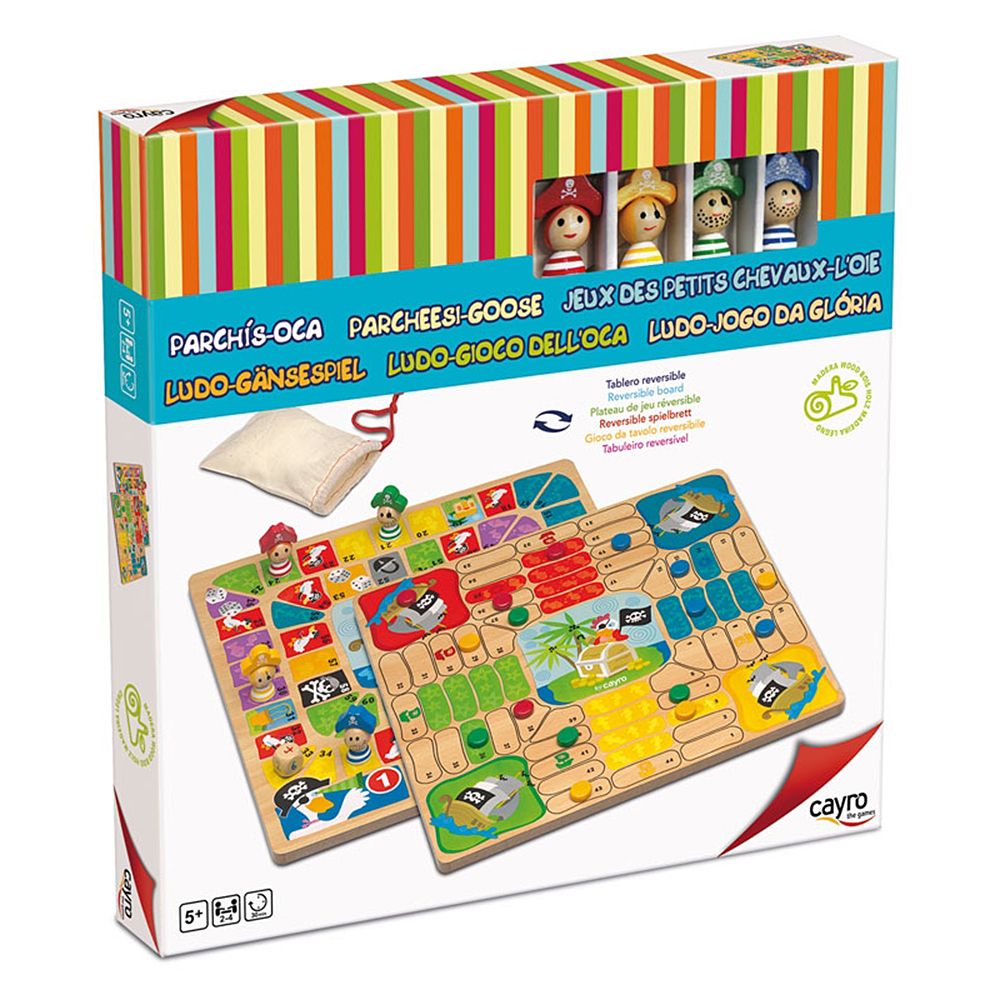 843-komplekt-ot-dve-klasicheski-igri-pirati-cayro Cayro Детски игри, Не се сърди човече и Гъска