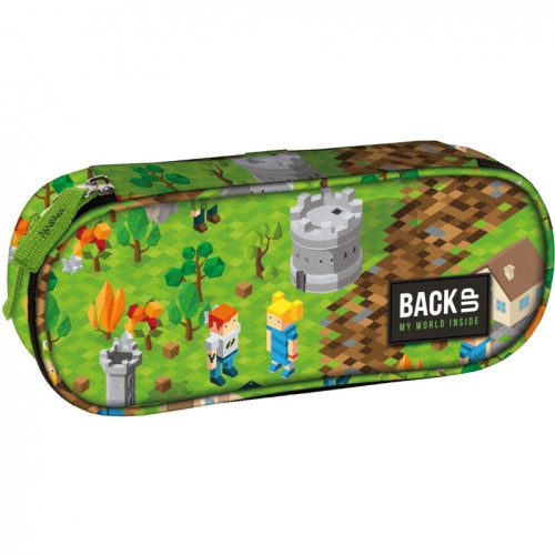 88409-ovalen-uchenicheski-neseser-minecraft-backup BackUp Овален несесер Minecraft Gamer - Image 1