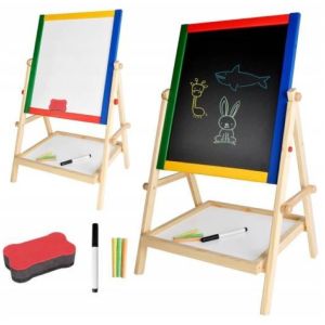 Дървена двустранна дъска за писане