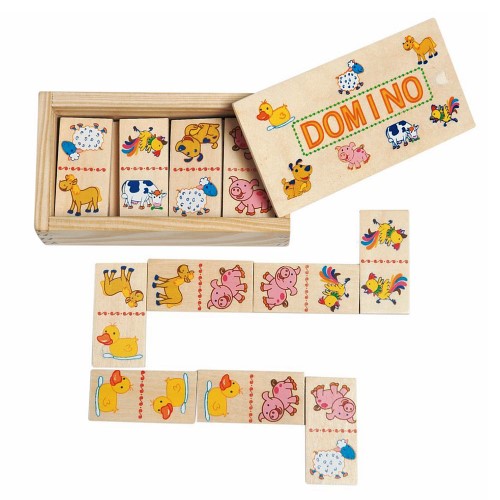 90021-darveno-mini-domino-jivotni-woody-1 Дървено домино с животни
