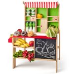 Woody Детски дървен магазин с черна дъска